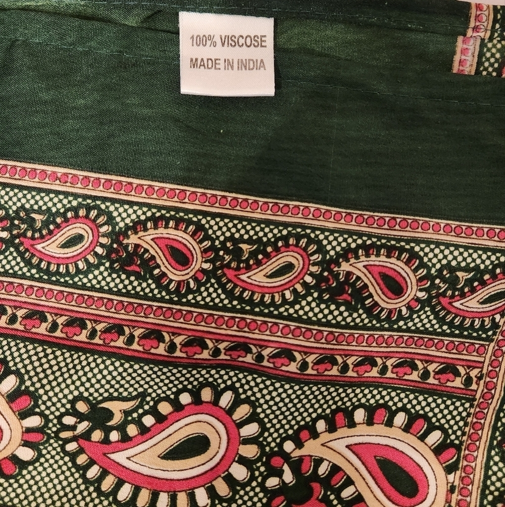 Paisley Print Kaftan Top - Picture 4 of 6